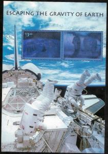 US Stamp #3411a-b MNH Holograms - Escaping Gravity of Earth