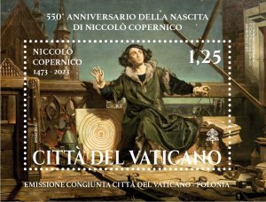 Vatican 2023 MNH Stamps Souvenir Sheet Nicolaus Copernicus Astronomy Space Joint