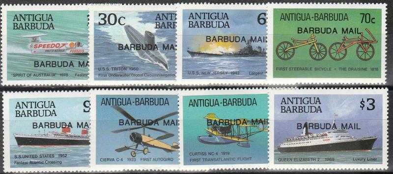 Barbuda #867, 869, 871-6  MNH CV $77.00  (A9898)