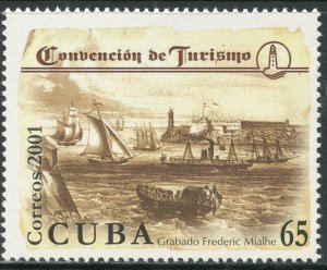 CUBA Sc#4144 2001 Tourism Convention Ships Complete OG Mint NH