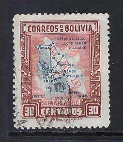 BOLIVIA C106 VFU MAP S277-4