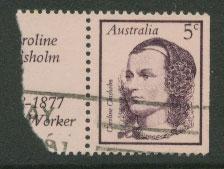 Australia SG 435  VFU  Booklet stamp with partial label -...