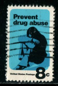 1438 US 8c Drug Abuse, used