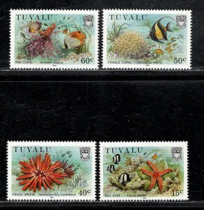 TUVALU SC# 397-400 FVF/MNH