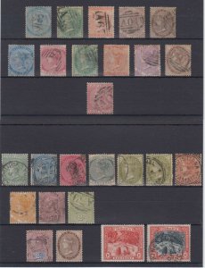 BC JAMAICA 1860-1901 Sc 1 thru 32 (26x) SETS & KEY VALUES MINT & USED+ SCV$264++ 