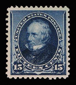 EXCEPTIONAL SCOTT #227 VF-XF MINT OG PSE CERT 1890 ABNC 15¢ INDIGO