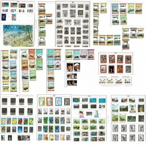 Nevis collection mostly mint 1990s