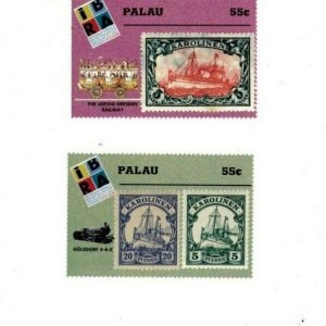 Palau - 1999 - Ibra - Set of Two - MNH