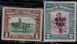 North Borneo MR1-2 * Lh value $13.75