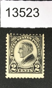 MOMEN: US STAMPS # 611 MINT OG NH LOT #13523