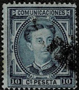 1876 Spain Scott Catalog Number 223 Used