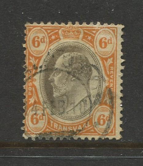 Transvaal #274 Used 1904 Single 6p Stamp