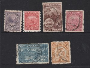 New Zealand a small lot of MH or U from1898 set