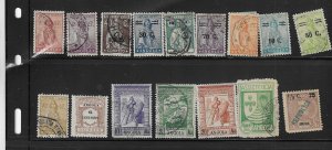 ANGOLA COLLECTION ON STOCK SHEET MINT/USED