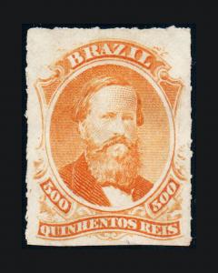 VINTAGE: BRAZIL 1877 OG LH SCOTT #67 $225 LOT #9216