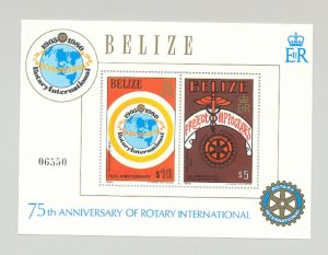 Belize #545-546 Rotary 2v S/S