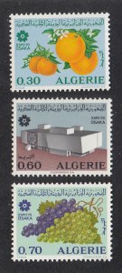 Algeria Scott #439-441 MNH