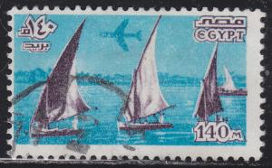 Egypt C173 Boats Sailing on the Nile 1978