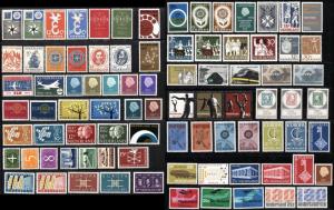 86 NETHERLANDS Scott# 370-459 Stamps Postage Collection 1957-1969 MINT LH