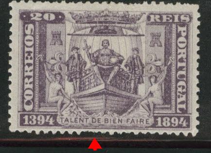 Portugal Scott 100 MH* from Prince Henry 1894 explorer set