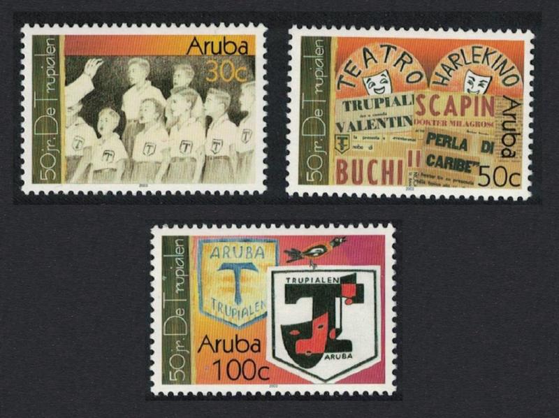 Aruba 50th Anniversary of 'De Trupialen' boys' organization 3v SG#318-320