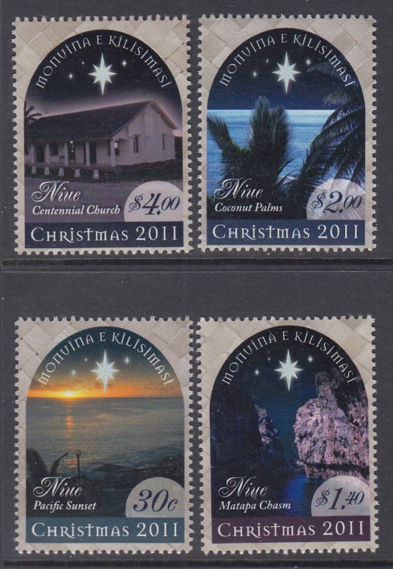 Niue 868-871 Christmas MNH VF