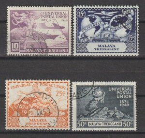 MALAYA/TRENGGANU 1949 SG 63/6 USED Cat £13