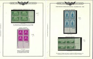 987-997 Mint,OG,NH... Plate Blocks... SCV $11.20