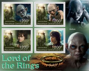 Stamps. Cinema. The Lord of the Rings 2023 year 1+1 sheets perforated MNH**