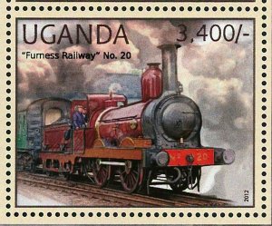 Steam Trains Stamp Tornado 60163 Brighton Works DS 377 Terrier S/S MNH #2881-288