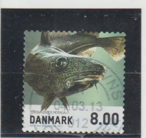 Denmark  Scott#  1630  Used  (2013 Atlantic Cod)