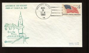 AUG 3 1960 AEROBEE-HI ROCKET LAUNCH GOLDCRAFT COVER (LV 960)