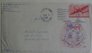 NEW GUINEA USA PATRIOTIC 1944 NADZAB APO 713-1
