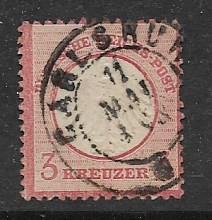 Germany Sc. #23 / Mi. # 25 3 Kreuzer Used L46