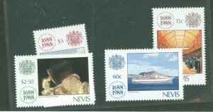 Nevis #571-574  Single (Complete Set)