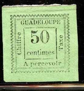 Guadeloupe # J12, Mint Hinge.