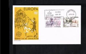 1981 - Europe CEPT FDC Spain [KZ112]
