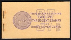 US BK84 (807a) MNH VF Complete Booklet Rare! CV$150 Partial Plate #'s