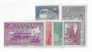 Romania Sc#493-498 OG VF