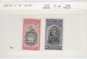 British Guiana 250-1 University mint