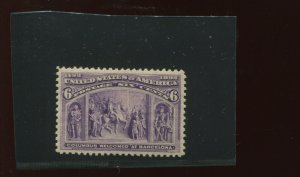 Scott 235 Columbian Mint Stamp NH with PF Cert (Stock 235-17)