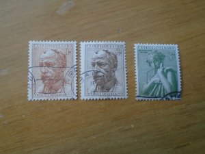 Czechoslovakia  # 526-28   used