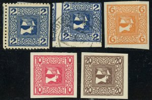 Austria #P15-P18 Newspaper Stamps Europe 1908 Used Mint LH