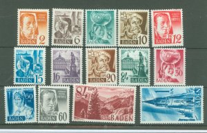 Germany/Baden (5N) #5N14-27 Mint (NH) Single (Complete Set)