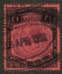 Nyasaland 23 Used Revenue cancel