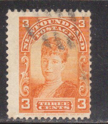 Newfoundland Scott # 83, used