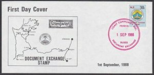 NEW ZEALAND 1988 Stampways local post - 3 last day covers...................9629