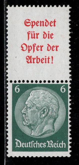 Germany Scott # 419, label A5, mint nh, se-tenant, Mi# S123