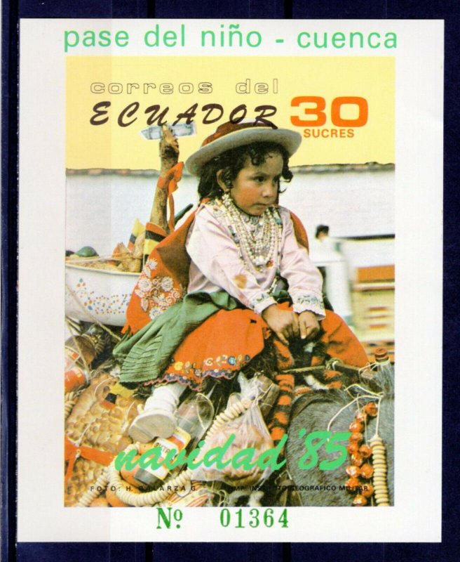 ECUADOR -  1985 Christmas  M2328