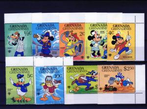 Grenada Grenadines 1979 Disney Characters/ICY (9)MNH Sc350/8